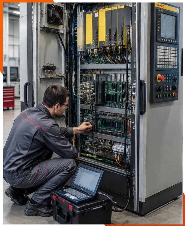 Ремонт систем ЧПУ FANUC промышленных станков в Ртищеве