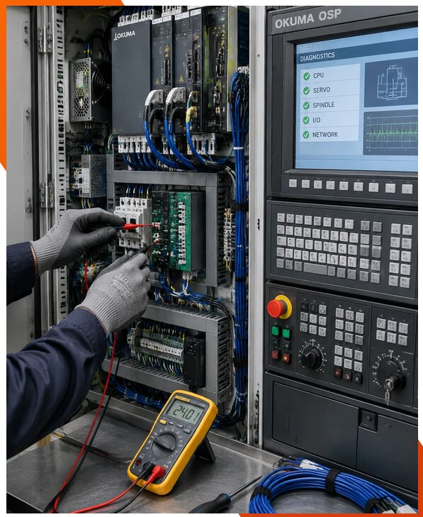 Ремонт систем ЧПУ Okuma OSP в Ртищеве